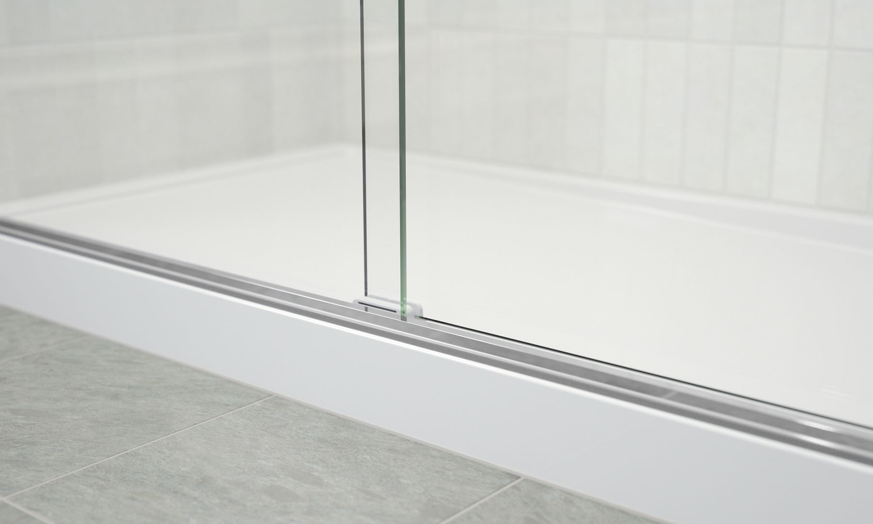 KOHLER K-8458-96 Rely 60" X 32" Alcove Shower Base, Right Drain - Biscuit