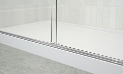 KOHLER K-8458-96 Rely 60" x 32" alcove shower base, right drain - Biscuit