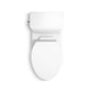 KOHLER K-78080-0 Reach One-Piece Compact Elongated Toilet With Skirted Trapway, 1.28 Gpf In White