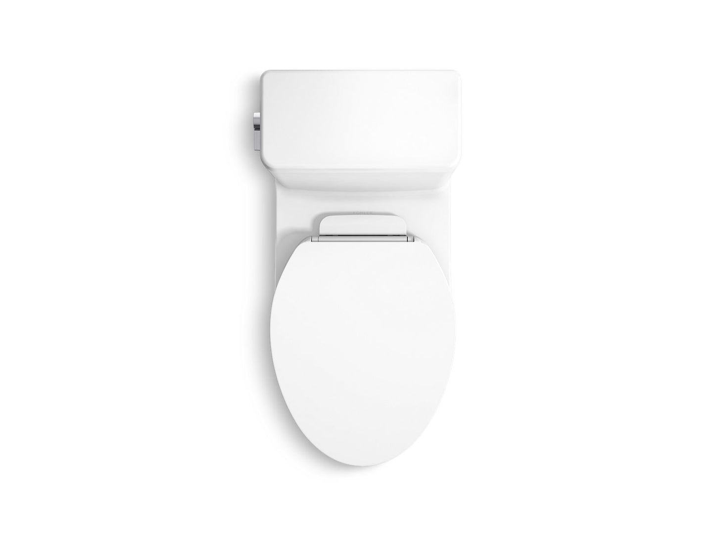 KOHLER K-78080-0 Reach One-Piece Compact Elongated Toilet With Skirted Trapway, 1.28 Gpf In White