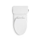 KOHLER K-78080-RA-0 Reach One-Piece Compact Elongated Toilet With Skirted Trapway, 1.28 Gpf In White