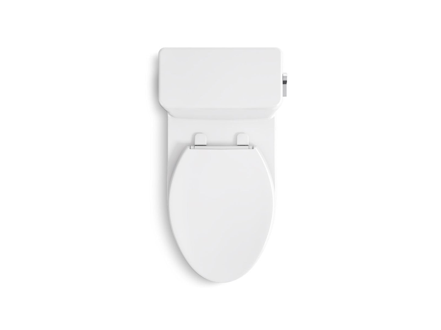 KOHLER K-78080-RA-0 Reach One-Piece Compact Elongated Toilet With Skirted Trapway, 1.28 Gpf In White