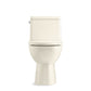 KOHLER K-78080-96 Reach One-Piece Compact Elongated Toilet With Skirted Trapway, 1.28 Gpf In Biscuit