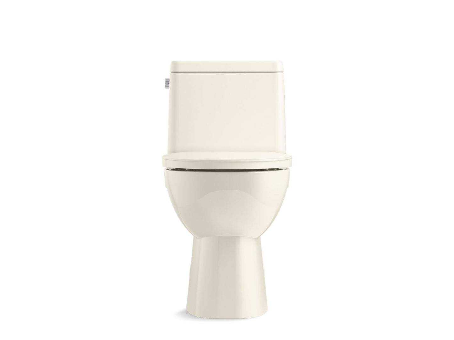 KOHLER K-78080-96 Reach One-Piece Compact Elongated Toilet With Skirted Trapway, 1.28 Gpf In Biscuit