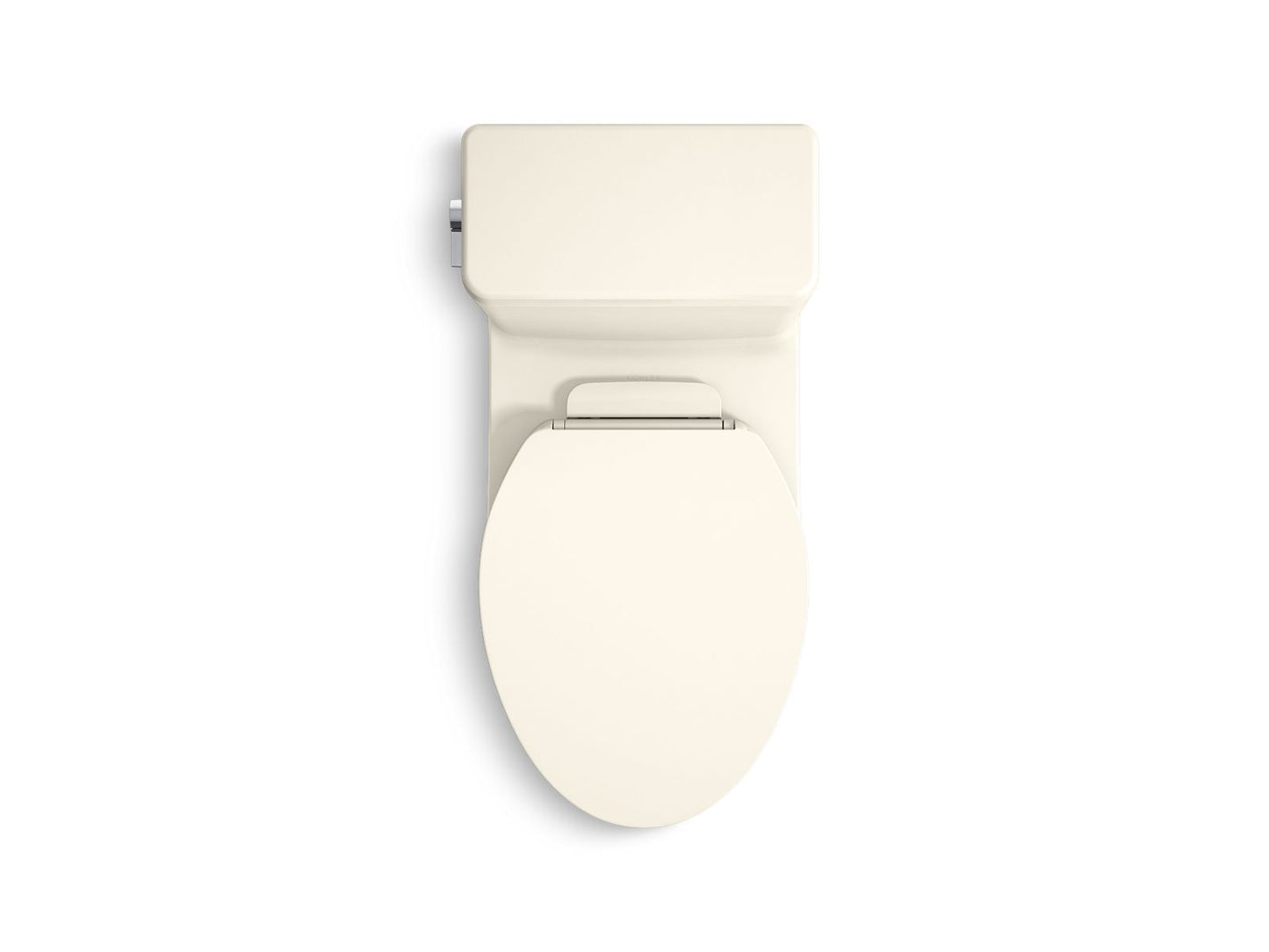 KOHLER K-78080-96 Reach One-Piece Compact Elongated Toilet With Skirted Trapway, 1.28 Gpf In Biscuit