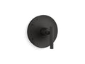 KOHLER K-TS14423-4-BL Purist Rite-Temp Valve Trim With Lever Handle - Matte Black