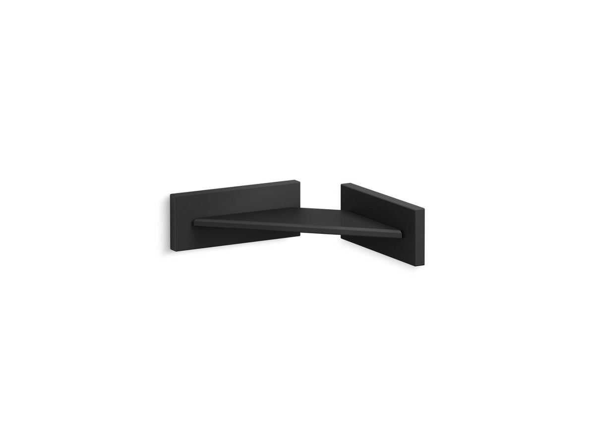 KOHLER K-23287-BL Square Foot Ledge - Matte Black