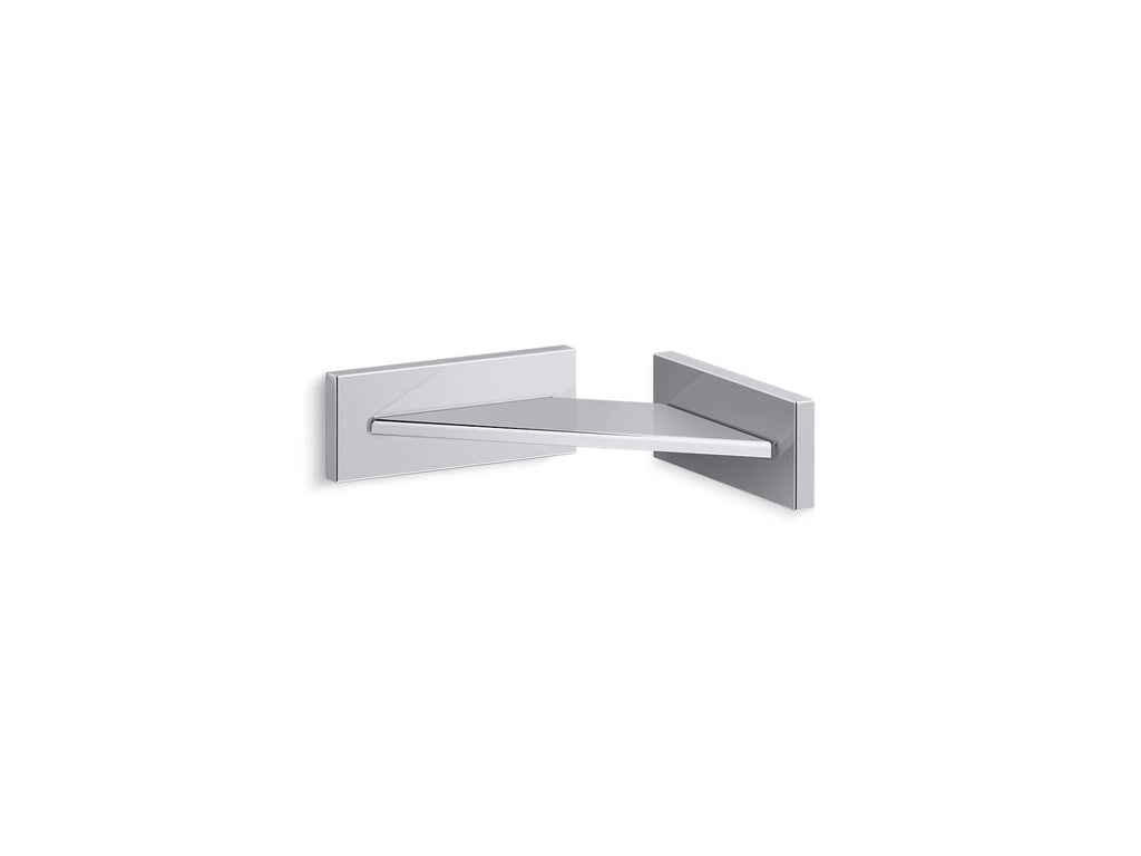 KOHLER K-23287-CP Square Foot Ledge - Polished Chrome