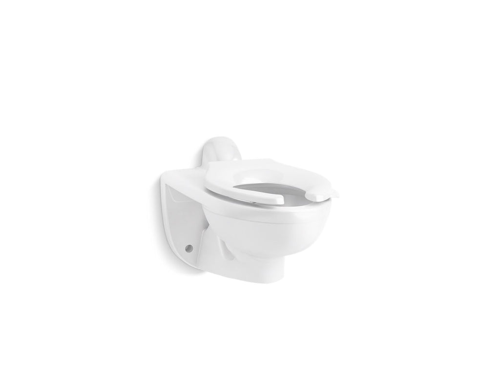 KOHLER K-84323-0 Kingston Ultra Wall-Mount Toilet Bowl With Rear Spud - White