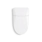 KOHLER K-77795-0 Eir One-Piece Elongated Smart Toilet, Dual-Flush In White