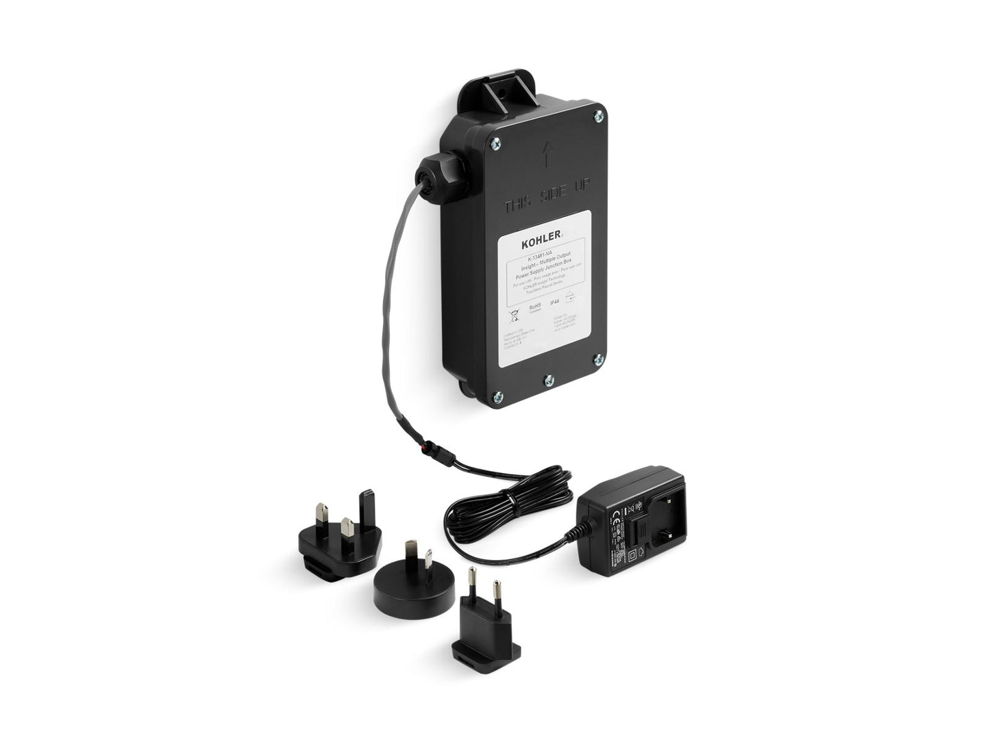 KOHLER K-13481-NA Multi-outlet power supply, global outlets