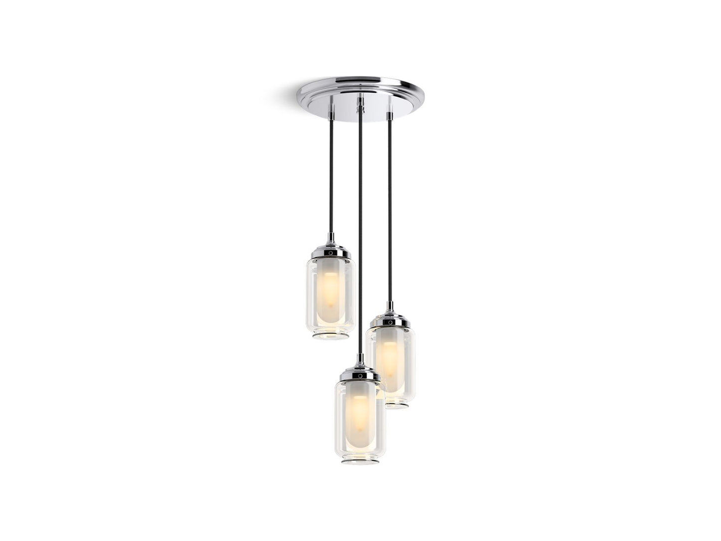 KOHLER K-22655-PE03-SNL Artifacts 11" pendant - Polished Nickel
