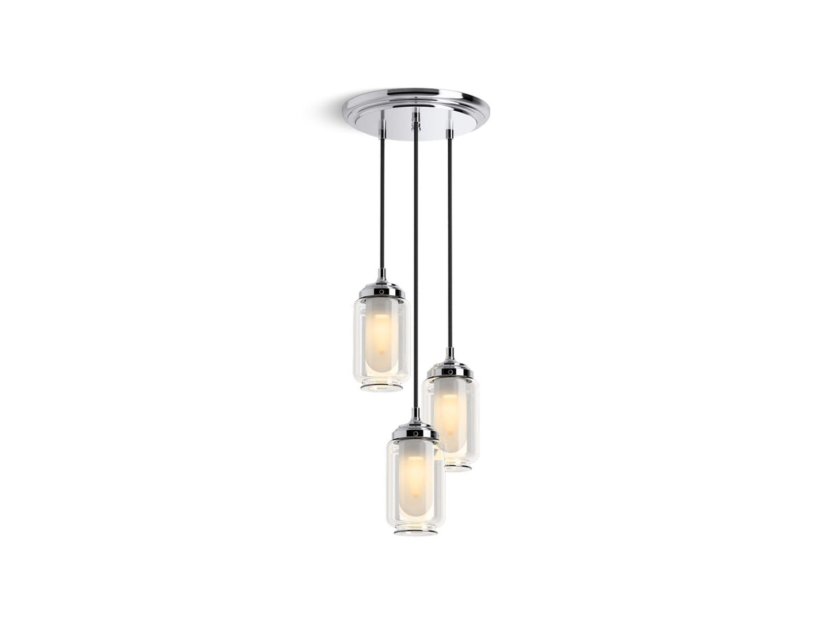 KOHLER K-22655-PE03-SNL Artifacts 11" Pendant - Polished Nickel