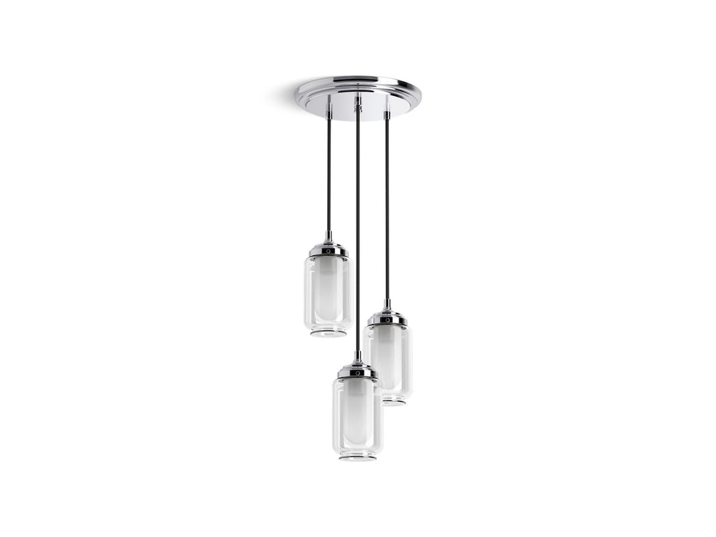 KOHLER K-22655-PE03-SNL Artifacts 11" Pendant - Polished Nickel