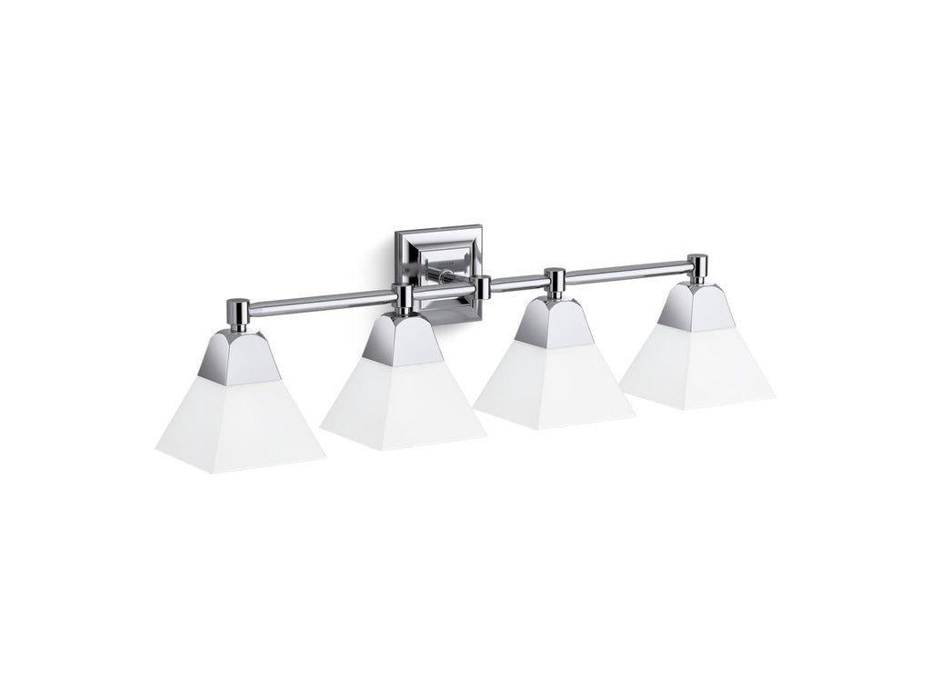 KOHLER K-23689-BA04-CPL Memoirs Four-Light Sconce - Polished Chrome