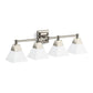 KOHLER K-23689-BA04-SNL Memoirs Four-Light Sconce In Polished Nickel