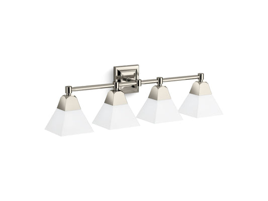 KOHLER K-23689-BA04-SNL Memoirs Four-Light Sconce In Polished Nickel