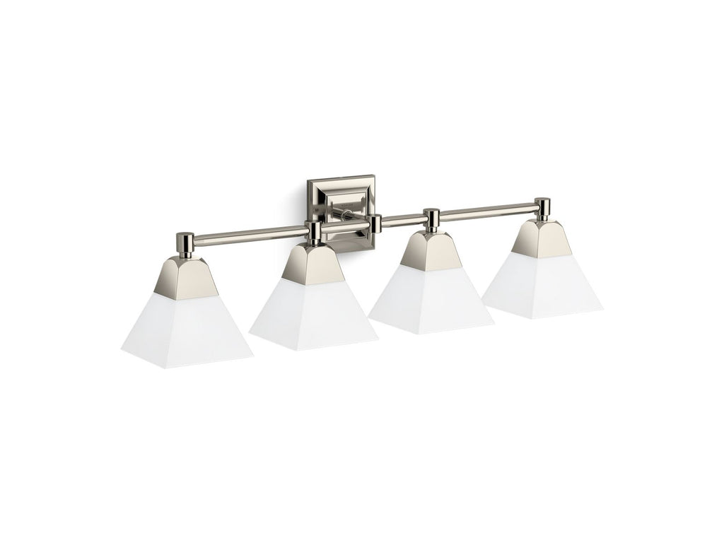 KOHLER K-23689-BA04-SNL Memoirs Four-Light Sconce - Polished Nickel