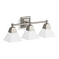 KOHLER K-23688-BA03-BNL Memoirs Three-Light Sconce In Brushed Nickel