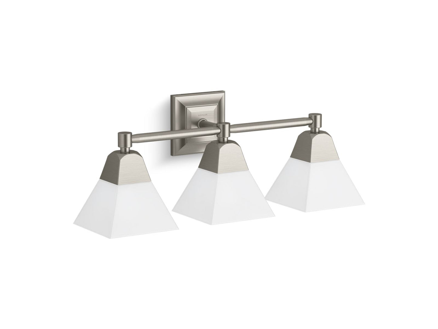 KOHLER K-23688-BA03-BNL Memoirs Three-Light Sconce In Brushed Nickel