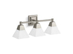 KOHLER K-23688-BA03-BNL Memoirs Three-Light Sconce - Brushed Nickel