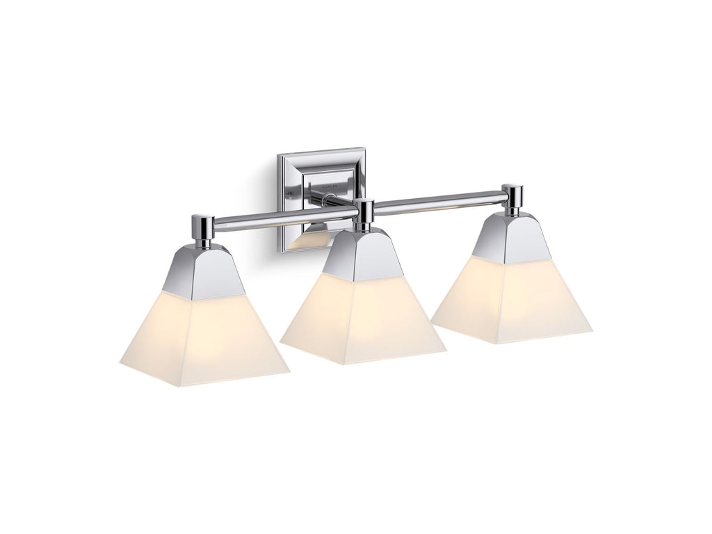 KOHLER K-23688-BA03-BNL Memoirs Three-Light Sconce - Brushed Nickel