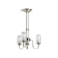 KOHLER K-22657-CH03-SNL Artifacts 22" Chandelier In Polished Nickel