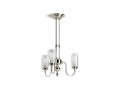 KOHLER K-22657-CH03-SNL Artifacts 22" Chandelier In Polished Nickel