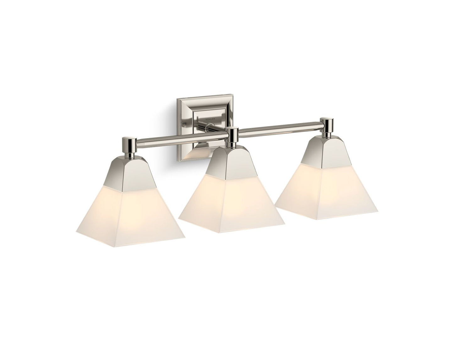 KOHLER K-23688-BA03-SNL Memoirs Three-Light Sconce In Polished Nickel