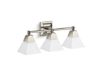 KOHLER K-23688-BA03-SNL Memoirs Three-Light Sconce - Polished Nickel