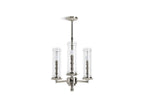 KOHLER K-23342-CH03-SNL Damask 20" Chandelier In Polished Nickel