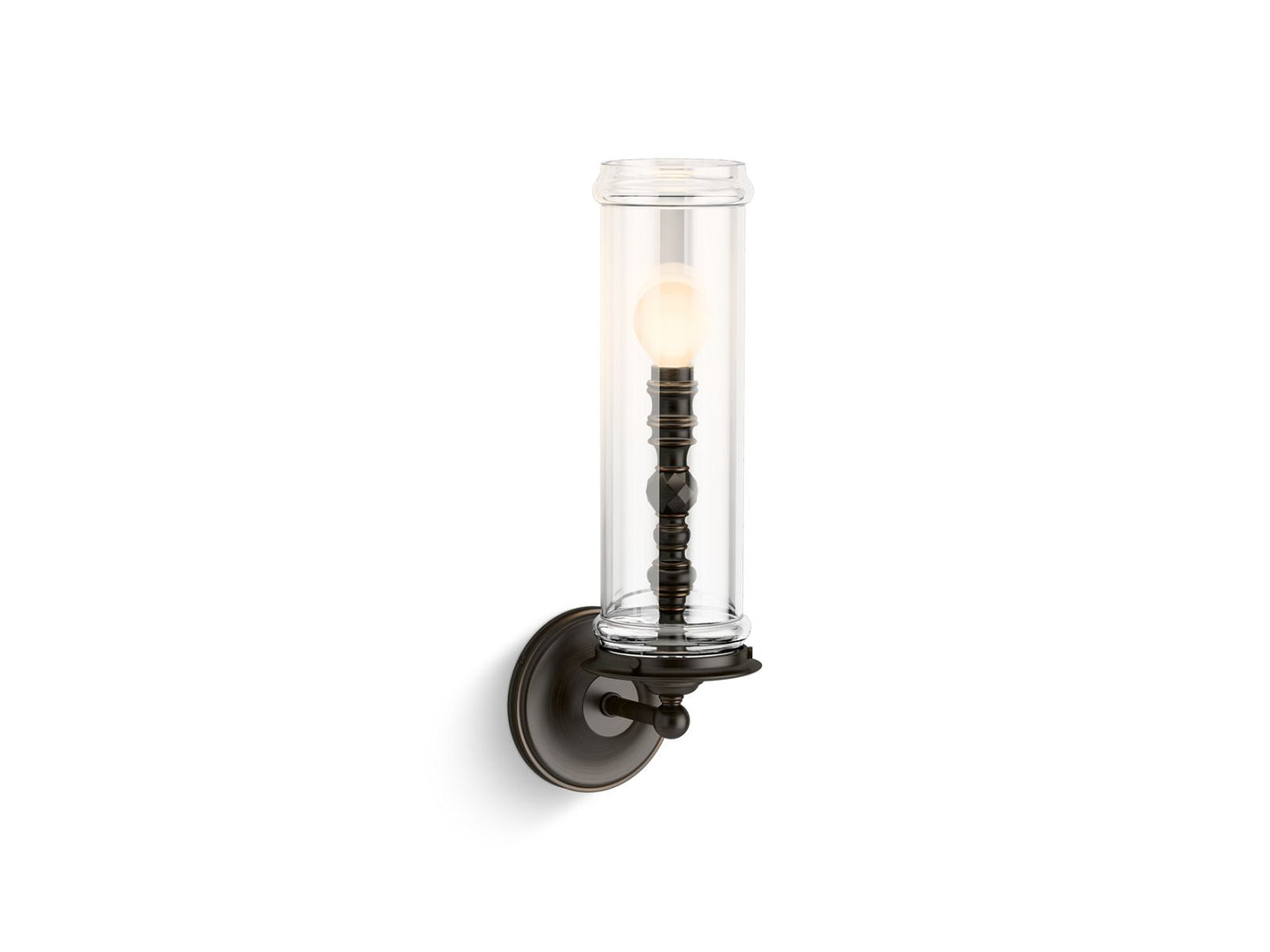 KOHLER K-22545-SC01-BZL Damask One-Light Sconce In Oil-Rubbed Bronze