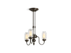 KOHLER K-22657-CH03-BZL Artifacts 22" Chandelier In Oil-Rubbed Bronze