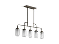 KOHLER K-22660-CH05-BZL Artifacts 36" Linear Chandelier In Oil-Rubbed Bronze