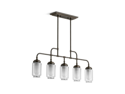 KOHLER K-22660-CH05-BZL Artifacts 36" Linear Chandelier In Oil-Rubbed Bronze
