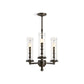 KOHLER K-23342-CH03-BZL Damask 20" Chandelier In Oil-Rubbed Bronze