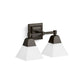 KOHLER K-23687-BA02-BZL Memoirs Two-Light Sconce In Oil-Rubbed Bronze