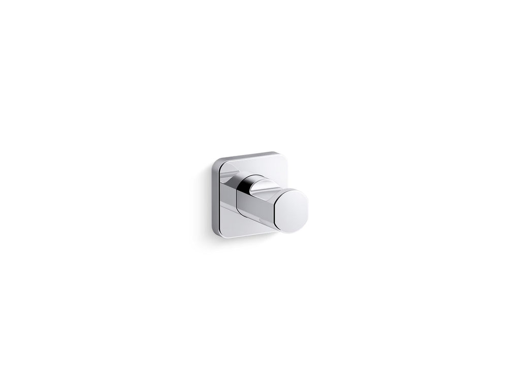 KOHLER K-23529-2MB Parallel Robe Hook - Vibrant Brushed Moderne Brass