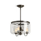 KOHLER K-22656-CH03-BZL Artifacts 22" Chandelier In Oil-Rubbed Bronze