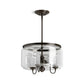 KOHLER K-22656-CH03-BZL Artifacts 22" Chandelier In Oil-Rubbed Bronze