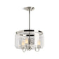 KOHLER K-22656-CH03-SNL Artifacts 22" Chandelier In Polished Nickel