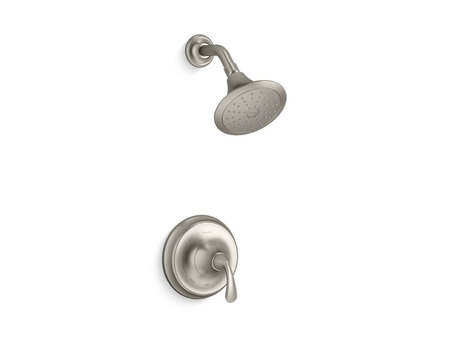 KOHLER K-TS10276-4G-BN Forte Rite-Temp Shower Trim Kit, 1.75 Gpm In Vibrant Brushed Nickel