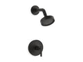 KOHLER K-TS14422-4G-BL Purist Rite-Temp Shower Trim Kit With Lever Handle, 1.75 Gpm - Matte Black