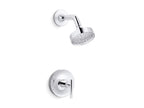KOHLER K-TS14422-4G-2MB Purist Rite-Temp Shower Trim Kit With Lever Handle, 1.75 Gpm - Vibrant Brushed Moderne Brass