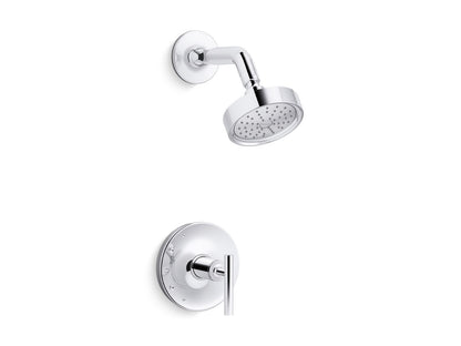 KOHLER K-TS14422-4G-BV Purist Rite-Temp shower trim kit with lever handle, 1.75 gpm - Vibrant Brushed Bronze
