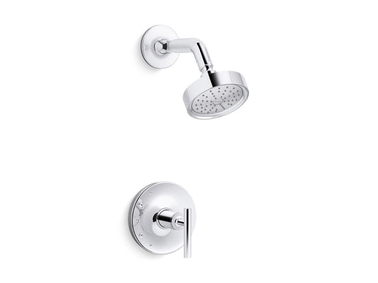 KOHLER K-TS14422-4G-CP Purist Rite-Temp shower trim kit with lever handle, 1.75 gpm - Polished Chrome
