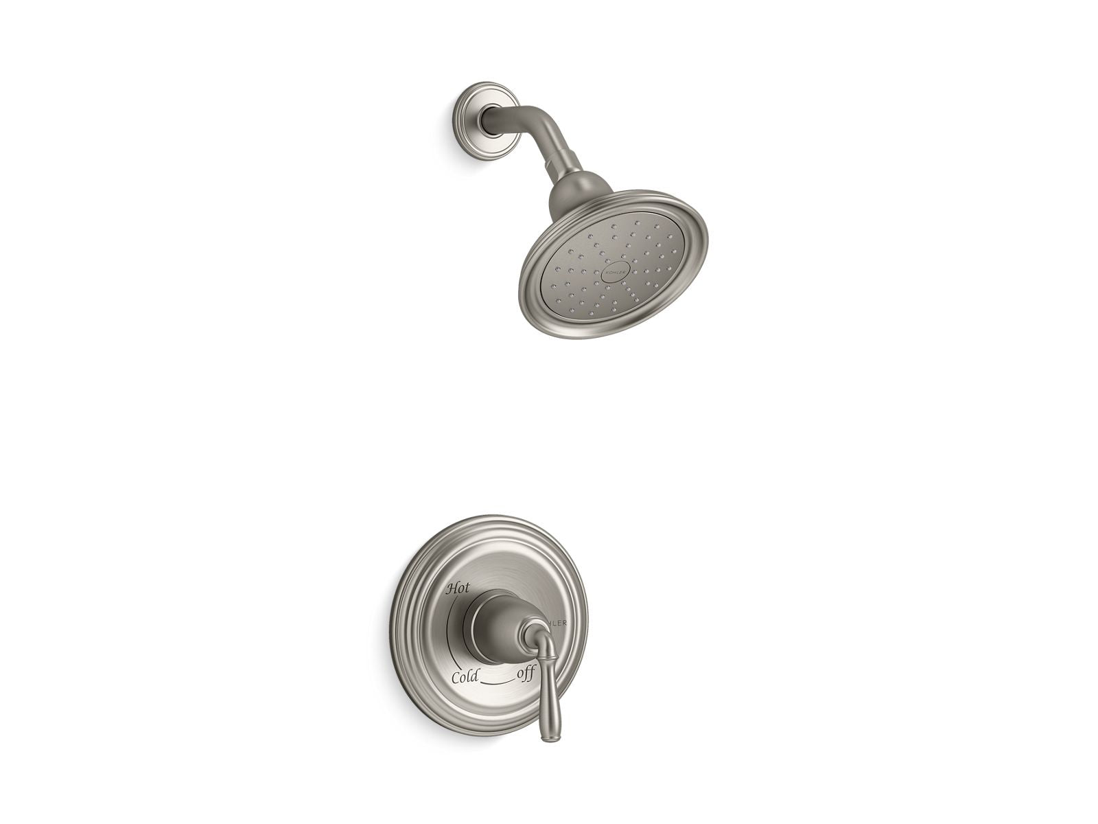 KOHLER K-TS396-4G-BN Devonshire Rite-Temp Shower Trim Kit, 1.75 Gpm - Vibrant Brushed Nickel