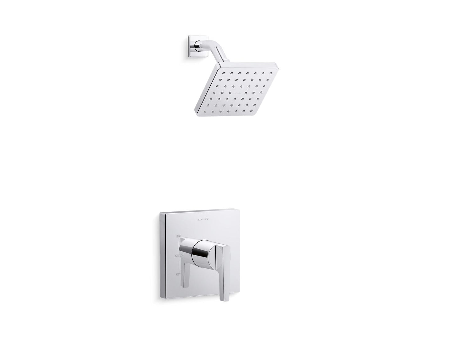 KOHLER K-TS99764-4-CP Honesty Rite-Temp Shower Trim Kit, 2.5 Gpm In Polished Chrome