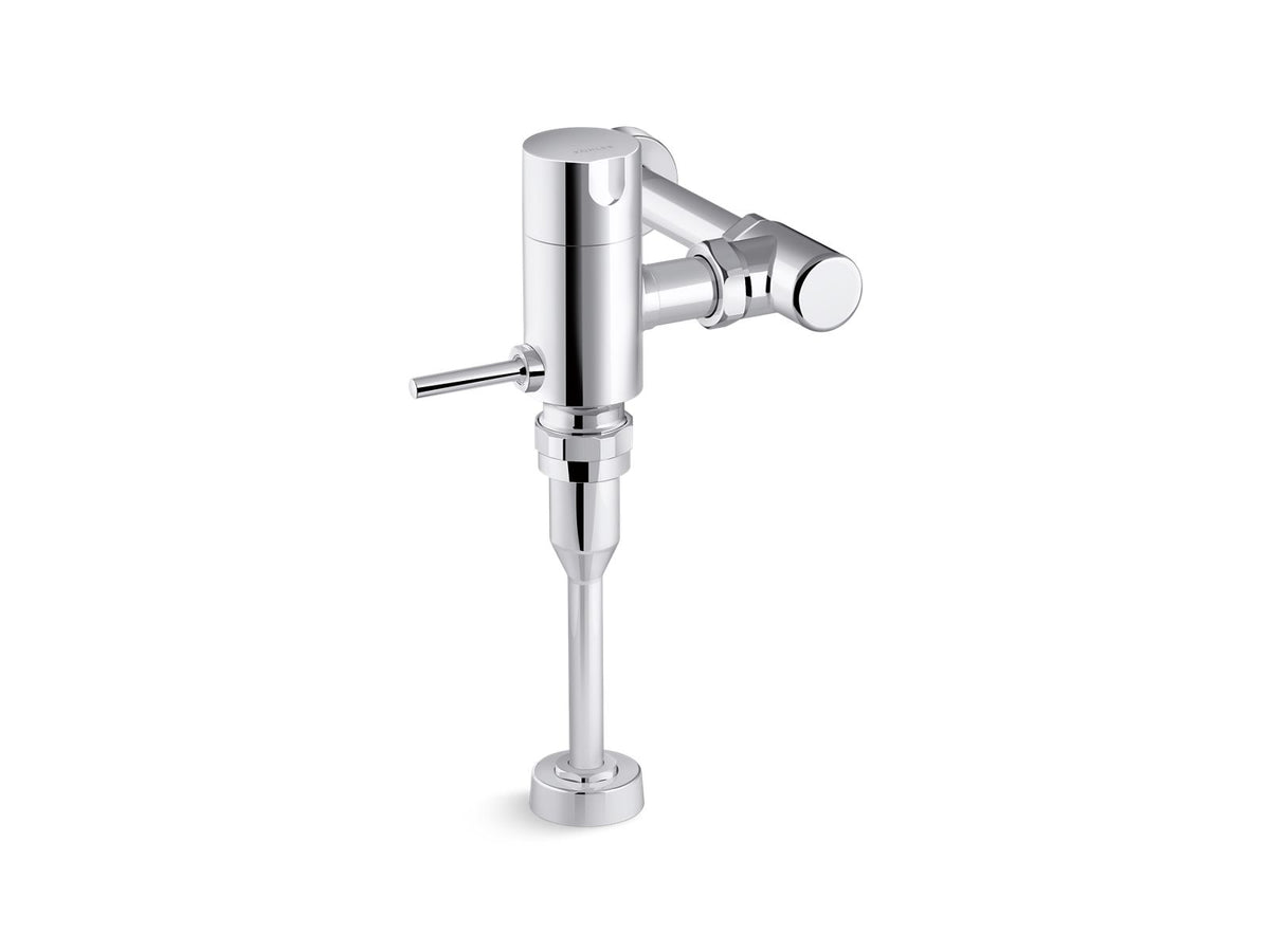 KOHLER K-80UM00D20-CP Mach Manual Urinal Flushometer, 0.125 Gpf - Polished Chrome