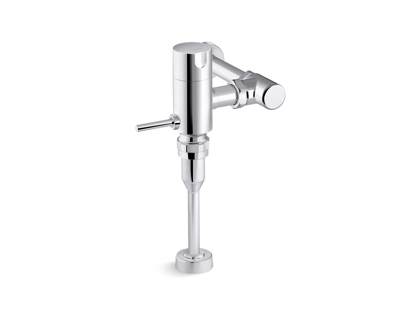 KOHLER K-80UM00G20-CP Mach Manual Urinal Flushometer, 0.5 Gpf In Polished Chrome